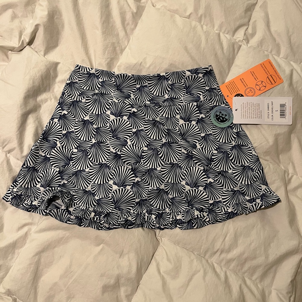 Gottex Seashell Navy and white Skort